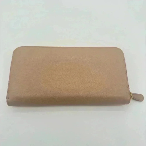 PRADA Zippy Wallet with Pink Interior - Picture 6 of 7